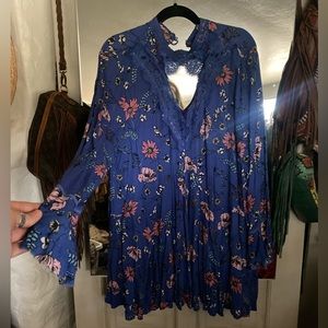 Blue/purple swing dress